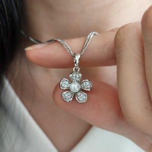 گردنبند گلاریس سیلور ژوپینگ